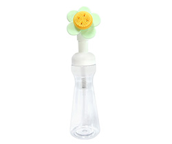 Dia 40mm pressing flower plastic shower gel pump F08-1